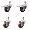 Service Caster 3.5 Inch SS High Temp Glass Filled Nylon 12mm Stem Caster Lock Brake, 2PK SCC-SSTSTTL20S3514-GFNSHT-M1215-2-S2 - alternate 1